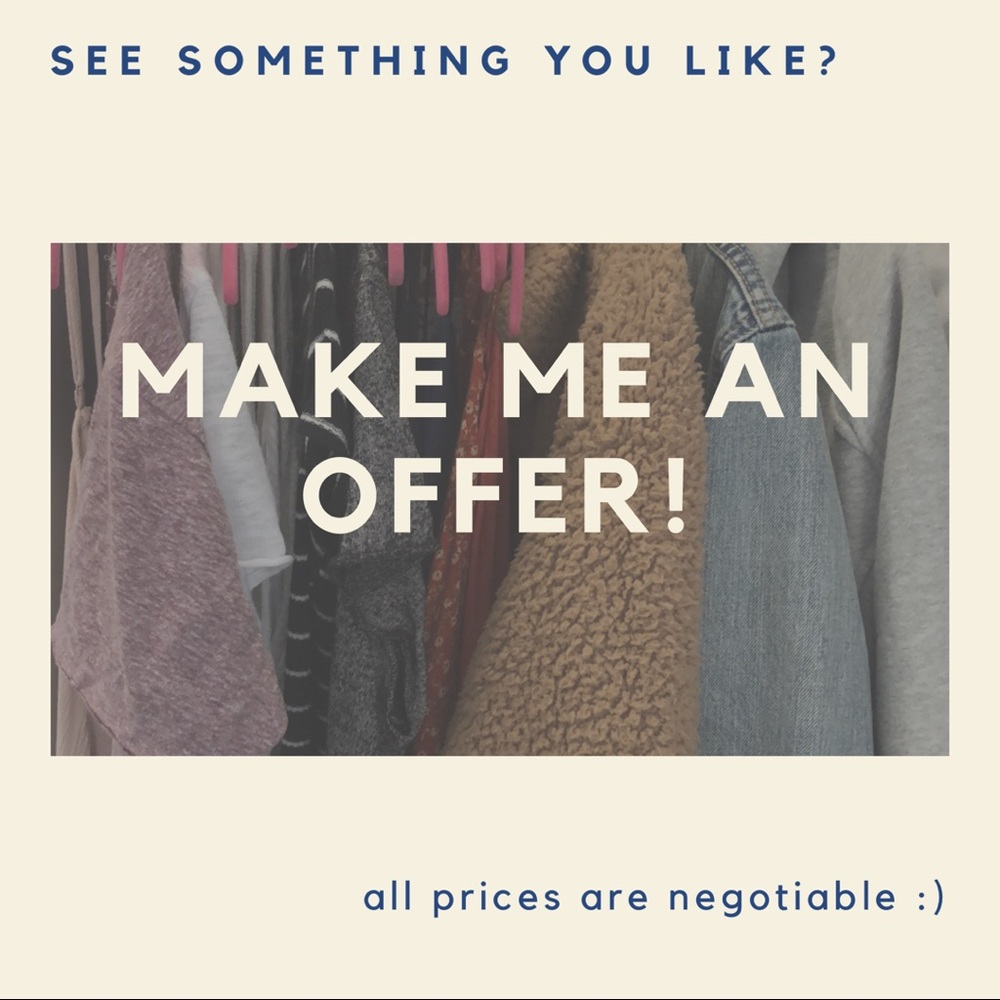 Make me an offer!